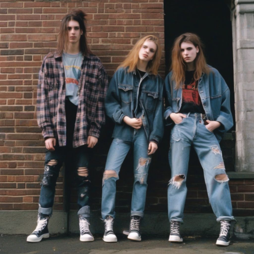 Grunge Fashion in 1990s Seattle