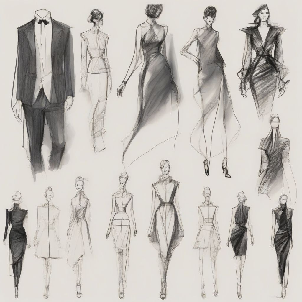 Early Fashion Sketches