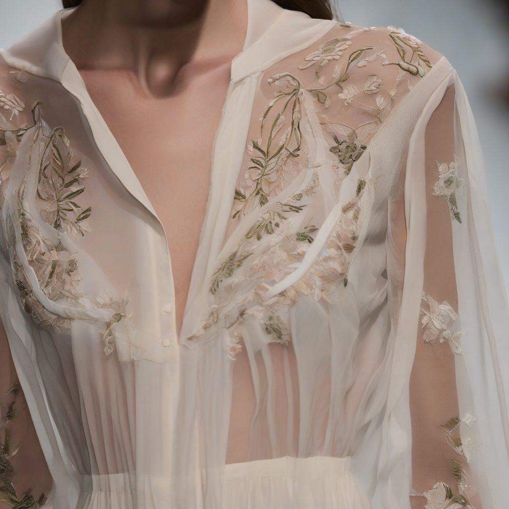 Sheer Fabrics and Flowing Silhouettes on the Runway